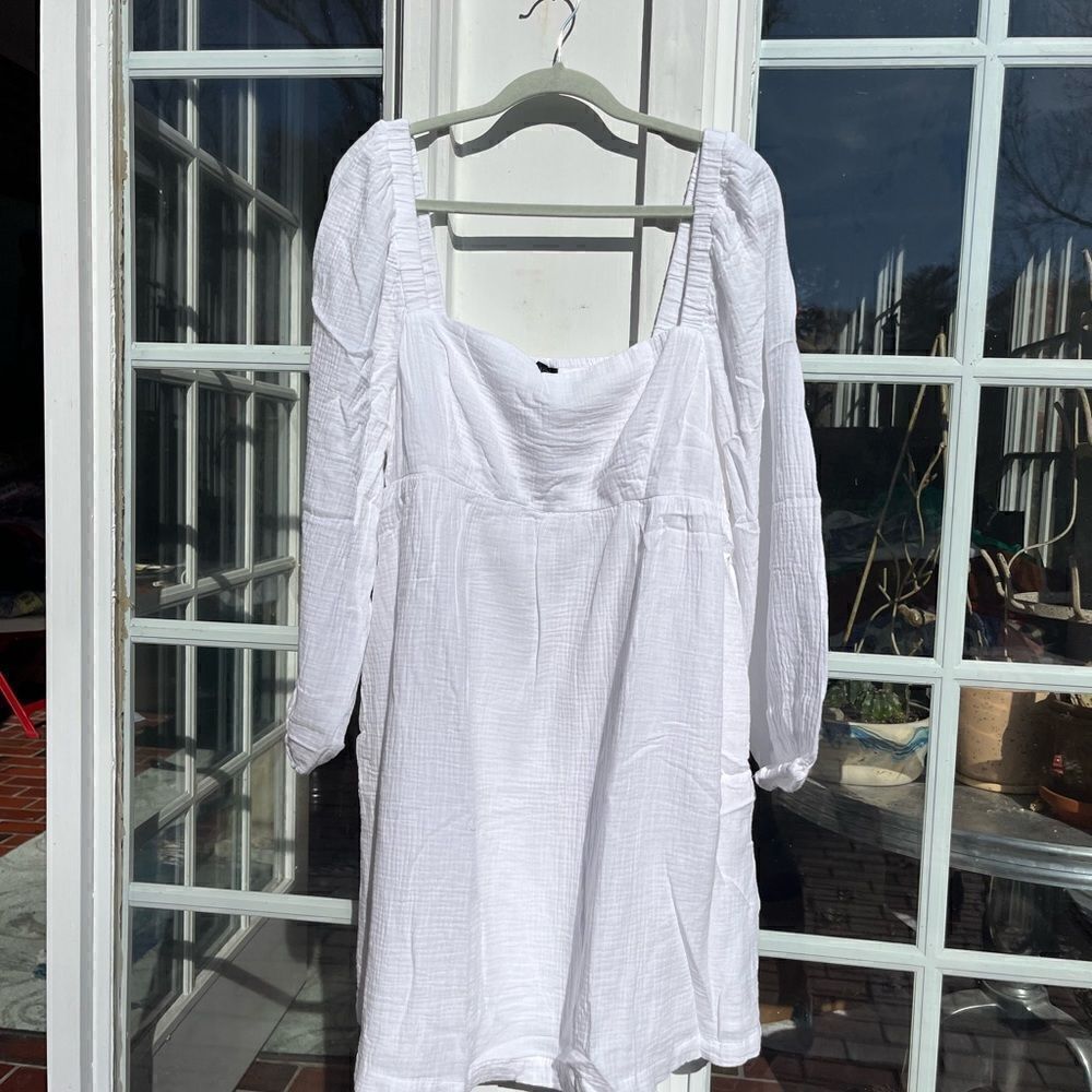 J Crew Square Neck Soft Gauze Dress NWT - Picture 8 of 10